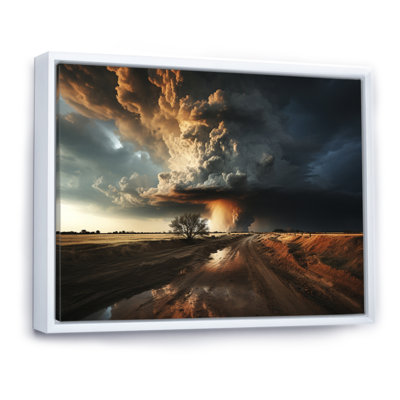 Tempête à Dakota - tempêtes, impression d'art mural