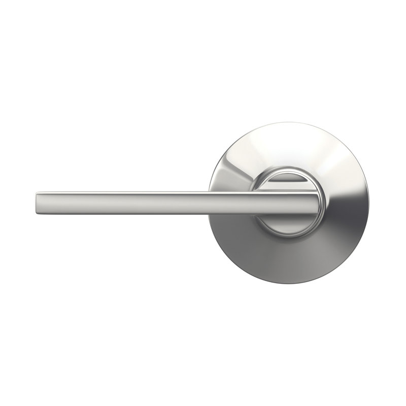 Latitude Lever Hall and Closet Lock, Polished Chrome
