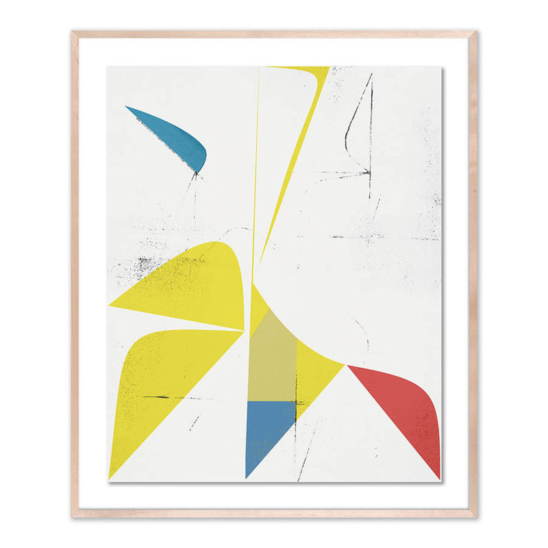 Mirbel Print by Bangbouh Studio, Natural, 48" H x 40" W x 2.5" D