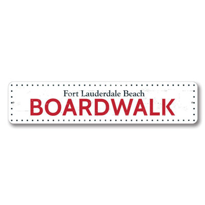 Boardwalk Marquee Aluminum Sign