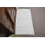 Tapis turc Oushak fabriqué à la main en beige rayé pour un décor nomade