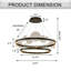 Lustre circulaire 2 niveaux à DEL