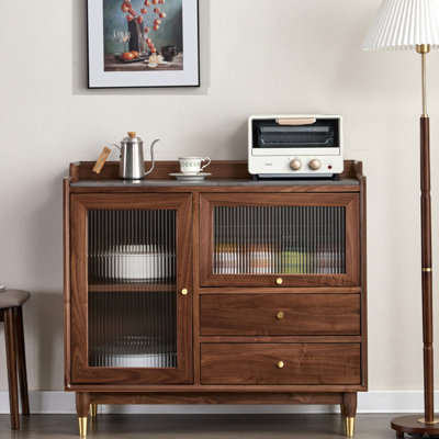 Walnut Solid Wood Sideboard