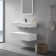 40 in. Wall-Mount or Countertop Bathroom with Wedge Bowl Solid Surface