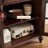 Modern Nut-Brown Solid Wood Sideboard