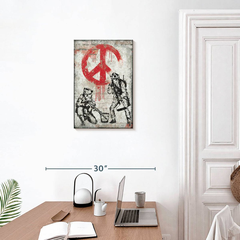 War And Peace, 24" H x 16" W