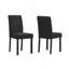 Chaises rembourrées en peluche de 5 pièces avec dessus en faux marbre blanc et gris anthracite-231187688-231187693