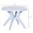 Aamia Round Outdoor Balcony Table , 36.25 " W 36.25 " D-933551766