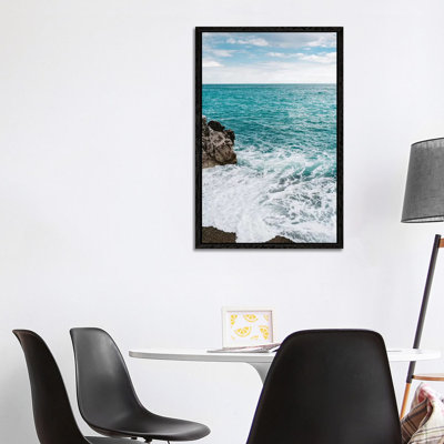 Amalfi Coast Water VII 1 Piece Wall Art on Canvas