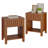 23.6” Tall End Table Set With Drawer, Nightstand With Storage Shelf For Living Room, Bedroom-955292088