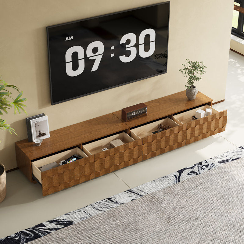 Meuble télé 94,5 po, H 13,6 po x L 94,5 po x l 15 po