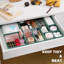 Ensemble de 11 tiroirs de rangement empilables, plateaux de rangement de bureau multi-tailles