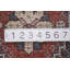 Tapis de couloir bleu en laine 3x12