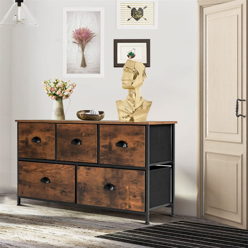 Heimann 100cm W 5 - Drawer Chest of Drawers
