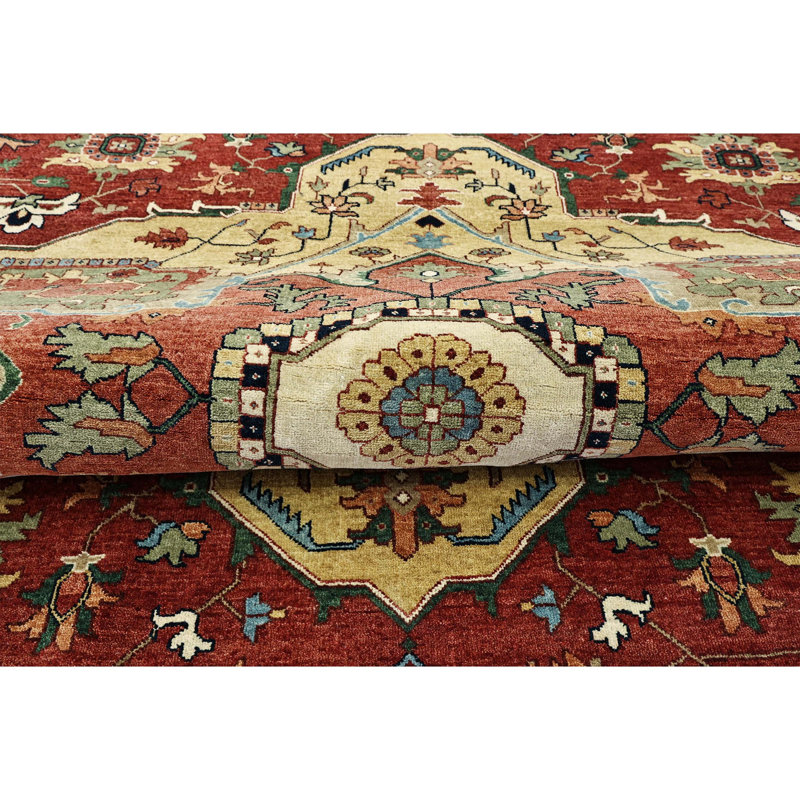 Hand Knotted Wool Oriental Area Rug, Round 10'