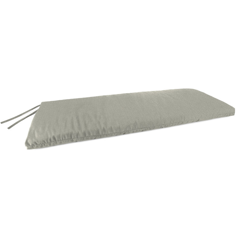 48" x 18" Outdoor Bench Cushion with Ties, McHusk Stone