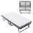 Folding Bed With Mattress, Sportable Foldable Bed With Storage Cover, Srollaway Bed For Adults With Memory Foam Mattress And Metal Frame, Scot Size Guest Bed On Wheels, 75 X 38 Inch (Bed)