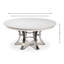Tower Round Solid Oak Dining Table-1187933852