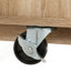 Îlot de cuisine cannelé 82,6 po avec table de salle à manger extensible-1032228059