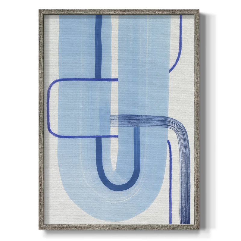 Sky Spouts II Framed Print - Solid Wood, 30" H x 24" W