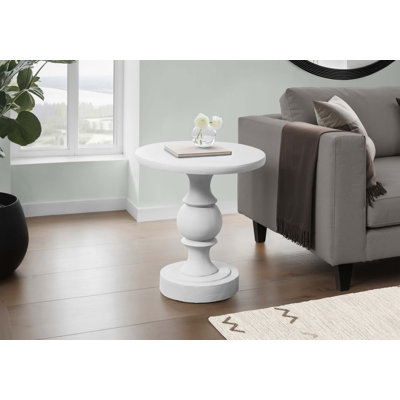 Table d'appoint ronde polyvalente pour les espaces intérieurs et extérieurs