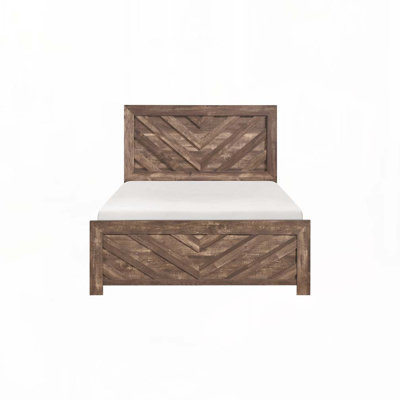 Lit plateforme en bois