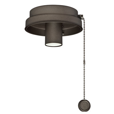 Ceiling Fan Low Profile Light Kit Fitter - Matte