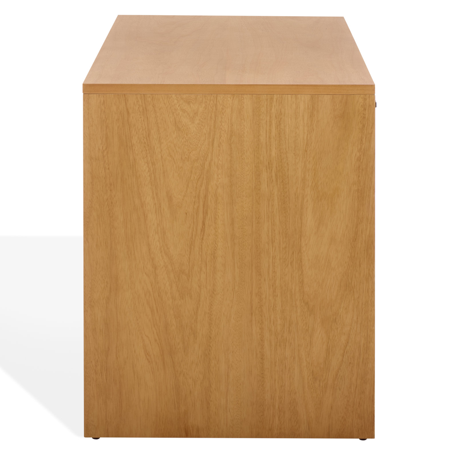 Jessey 2 Drawer Wood Desk, Natural