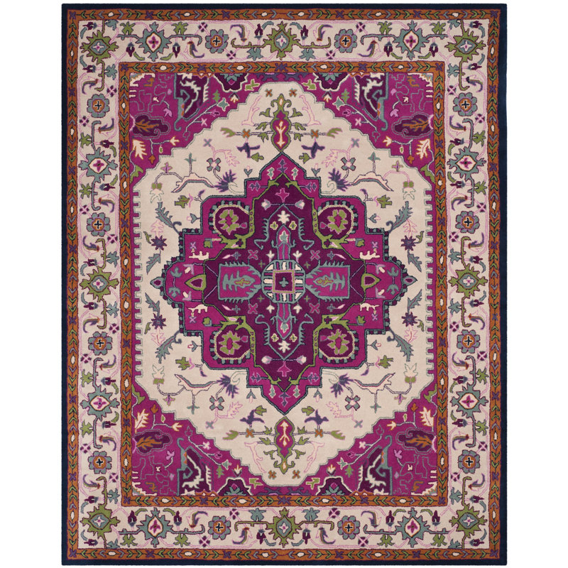 Tapis oriental en laine touffeté à la main Blokzijl, Rectangle 10 pi x 14 pi