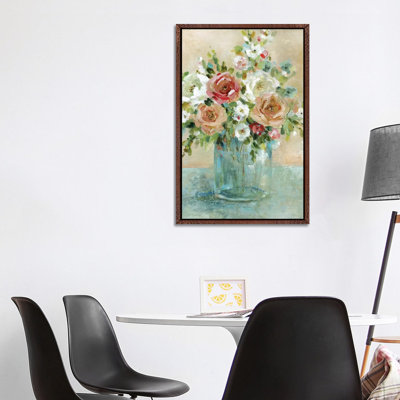 Sun Drenched Arrangements 1 Piece Wall Art on Canvas