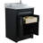 Freshford 25'' Single Bathroom Vanity with Carrara Marble Top
