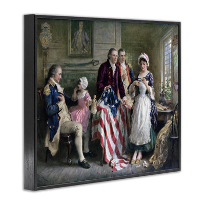 Historical Betsy Ross Framed Giclee, design by Arlington Prints
