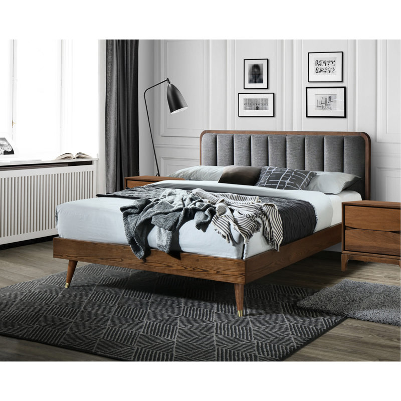 Queen Size Upholstery Platform Bed