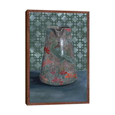 Heron Vase by Miri Eshet - Painting on Canvas