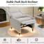Fauteuil inclinable manuel moderne à dossier haut de 30 pouces-410931164