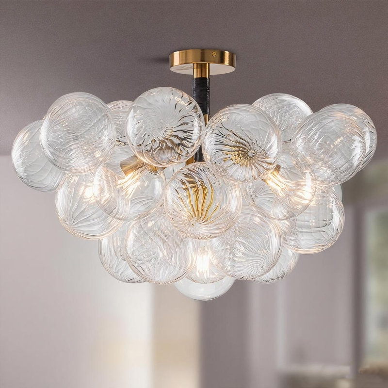 6 - Light Dimmable Chandelier