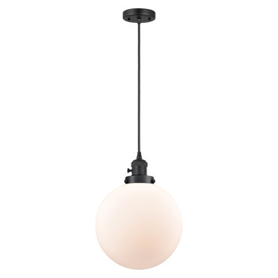 Luminaire suspendu sphère 1 lumière Lorri