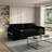 62" Queen Pull-Out Sofa Bed with USB Ports – Modern Velvet Convertible Sleeper Sofa