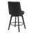 Swivel Upholstered 26'' Counter Stool Wood Leg-831263264