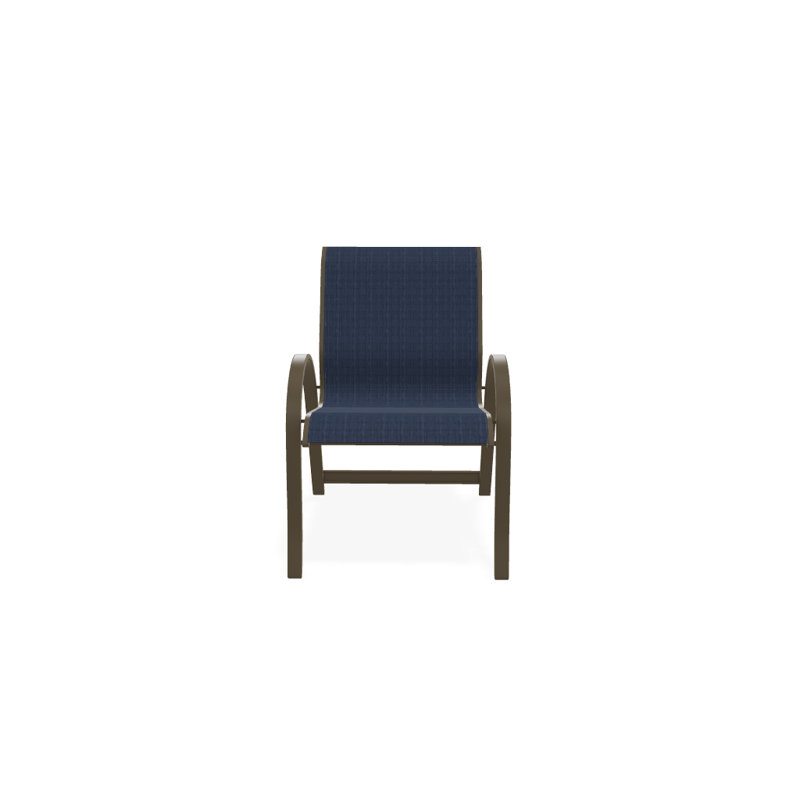 Aruba 1 Outdoor Dining Armchair, Beachwood