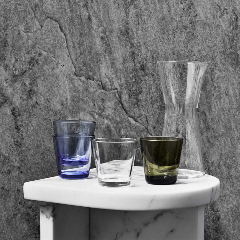 Iittala Kartio 32 oz. Pitcher, 8.66" H x 3.82" W x 4.09" D, Clear