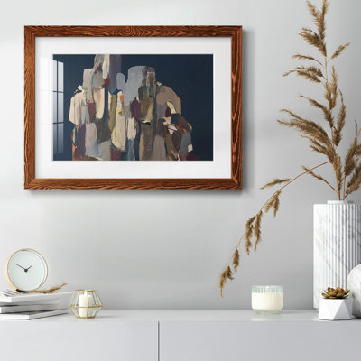 Untitled Framed On Canvas Print