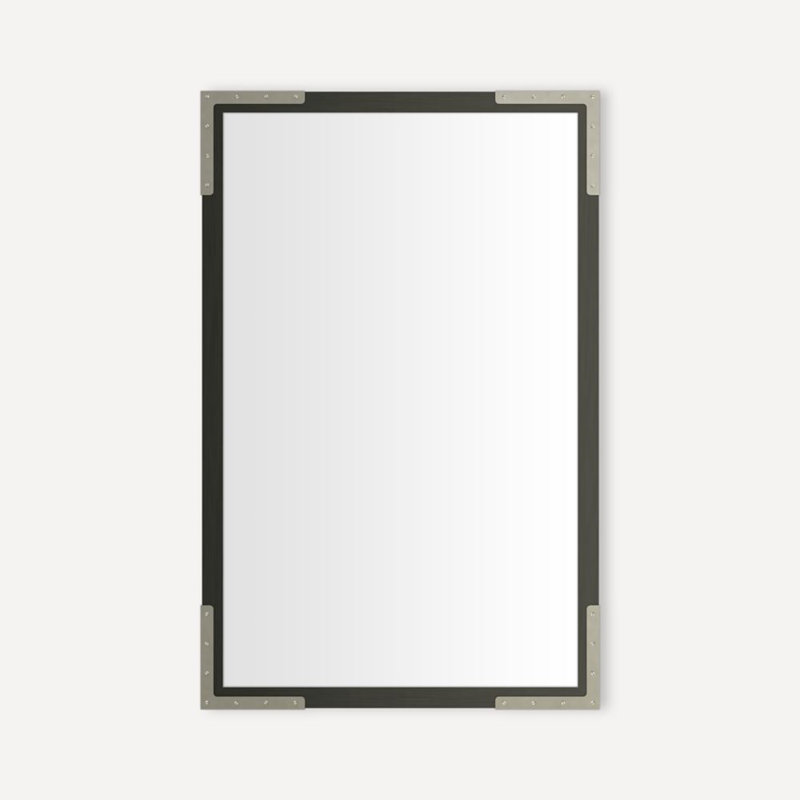 Armoire industrielle en métal, H 30 po x l 19,25 po, Fer noir, Standard