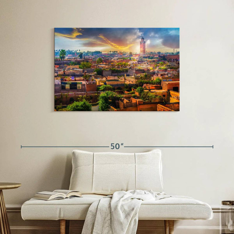Coucher de soleil marocain Nicci, H 26 po x l 39 po