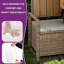 Banc de rangement extérieur 70 gallons Balconera