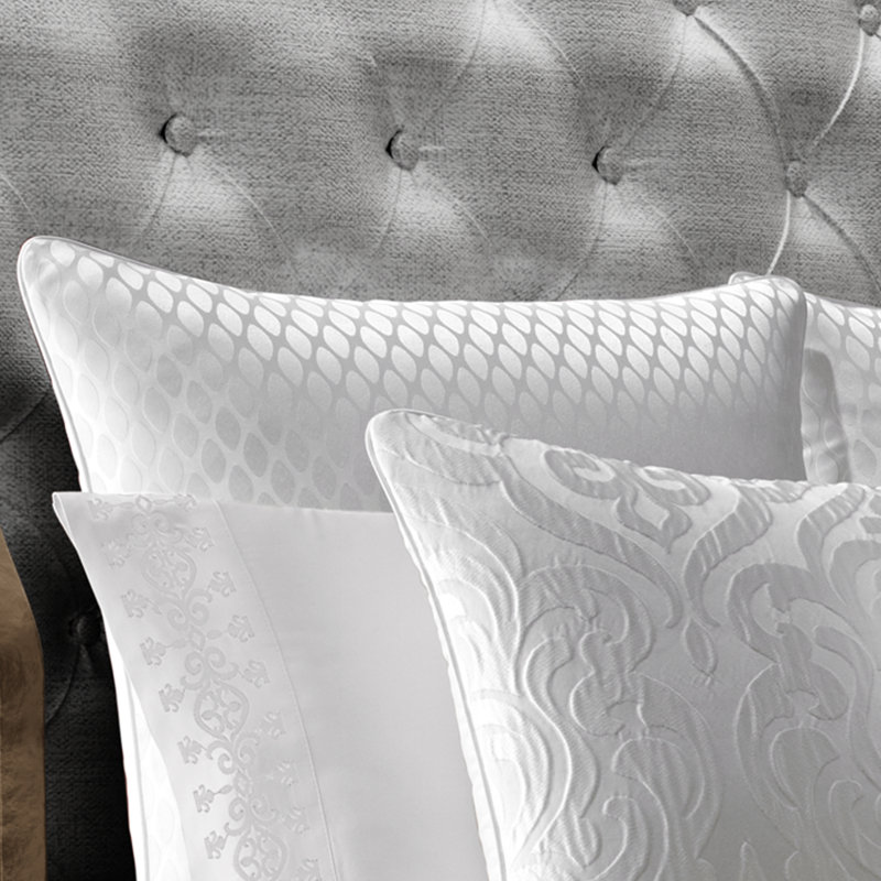 Astoria - taie décorative européenne blanche