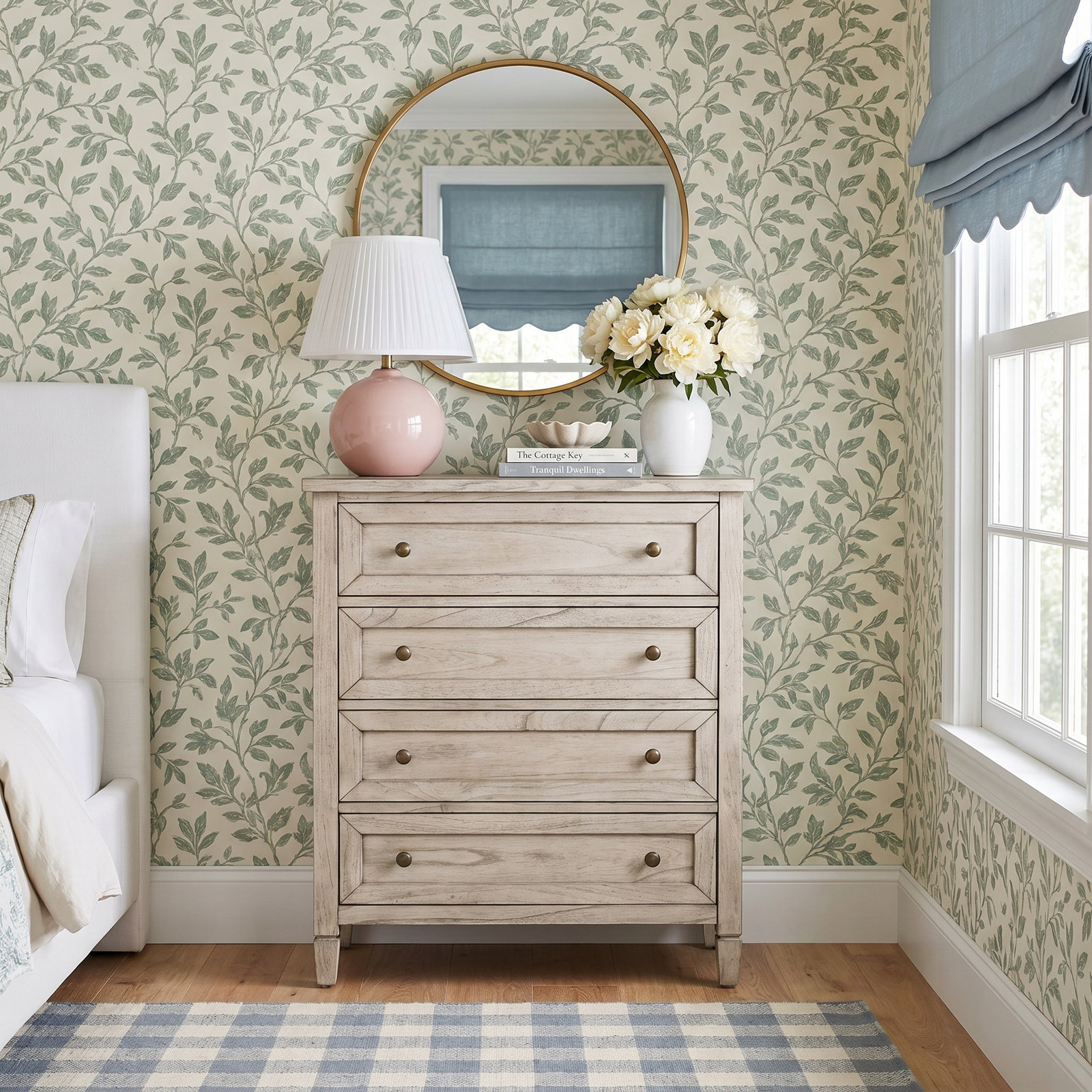 Eloise 6 Drawer Dresser-Smoked Black Mindi