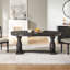 Extendable Oval Wooden Dining Table-116817793