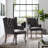 Realm Armchair Performance Velvet Set Of 2 In Grey