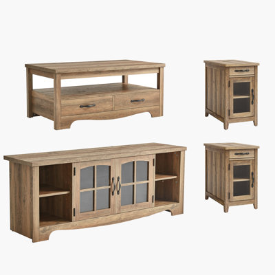 4-Piece Living Room Table Sets